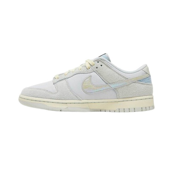 Nike Dunk Low SE \'Gone Fishing\' Mens Shoes Photon Dust/Light Silver DV7210 001 main image 5